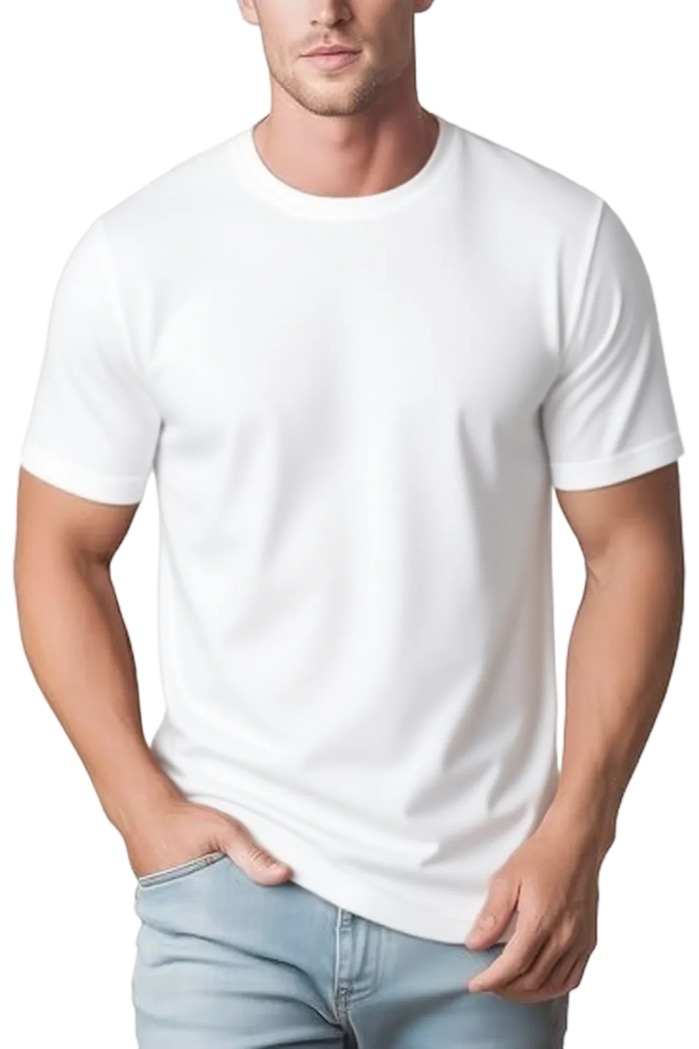 Men's Performance Crewneck T Shirts  – Stretchy, Moisture-Wicking & Quick-Dry Comfort