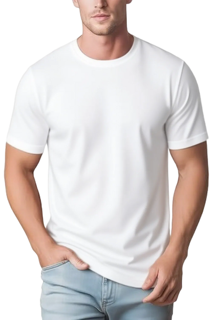 Men's Performance Crewneck T Shirts  – Stretchy, Moisture-Wicking & Quick-Dry Comfort
