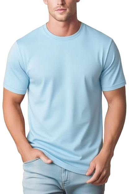 Men's Performance Crewneck T Shirts  – Stretchy, Moisture-Wicking & Quick-Dry Comfort
