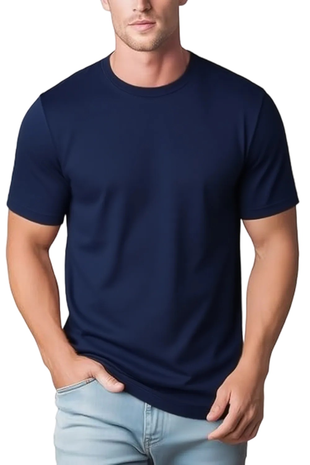 Men's Performance Crewneck T Shirts  – Stretchy, Moisture-Wicking & Quick-Dry Comfort