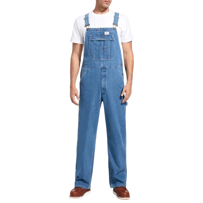 Men's Vintage Denim Bib Overalls