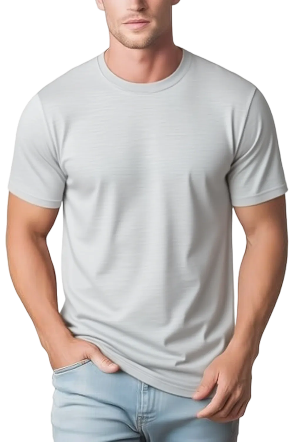 Men's Performance Crewneck T Shirts  – Stretchy, Moisture-Wicking & Quick-Dry Comfort