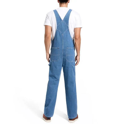 Men's Vintage Denim Bib Overalls