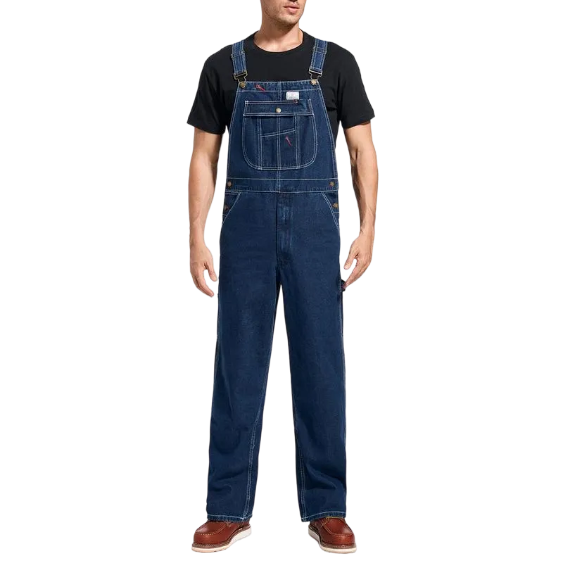 Men's Vintage Denim Bib Overalls
