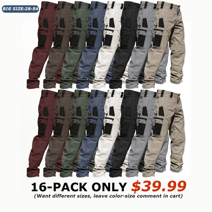 🔥8-Pack Only $29.99(All colors)🔥Men's 8-Pack Unisex 10-Pocket He