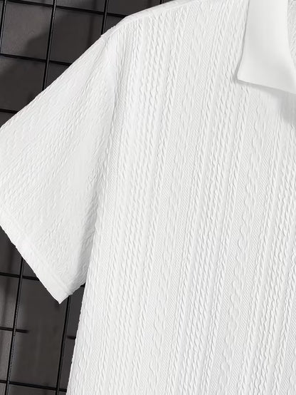 🔥Clearance sale, limited stock🔥Men'S Casual Loose-Fitting Knitted Drop-Shoulder Collar Polo Shirt